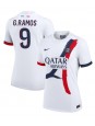 Billige Paris Saint-Germain Goncalo Ramos #9 Bortedrakt Dame 2024-25 Kortermet